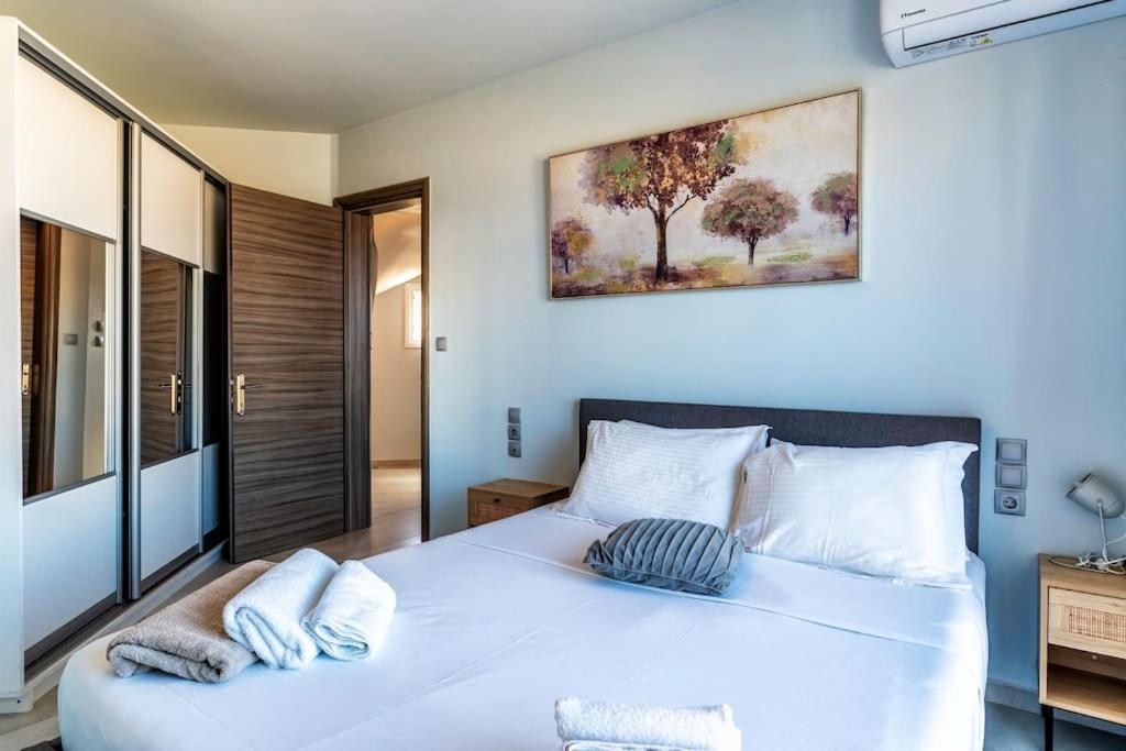 Zefyros Suite , Seafront Retreat ! Pánormos Dış mekan fotoğraf