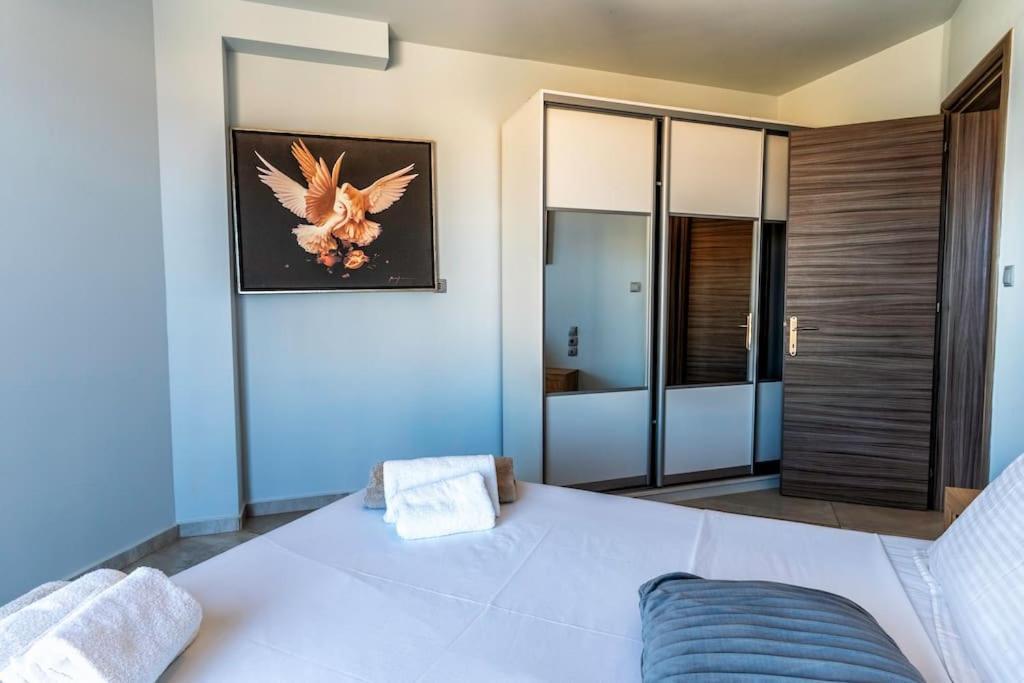 Zefyros Suite , Seafront Retreat ! Pánormos Dış mekan fotoğraf